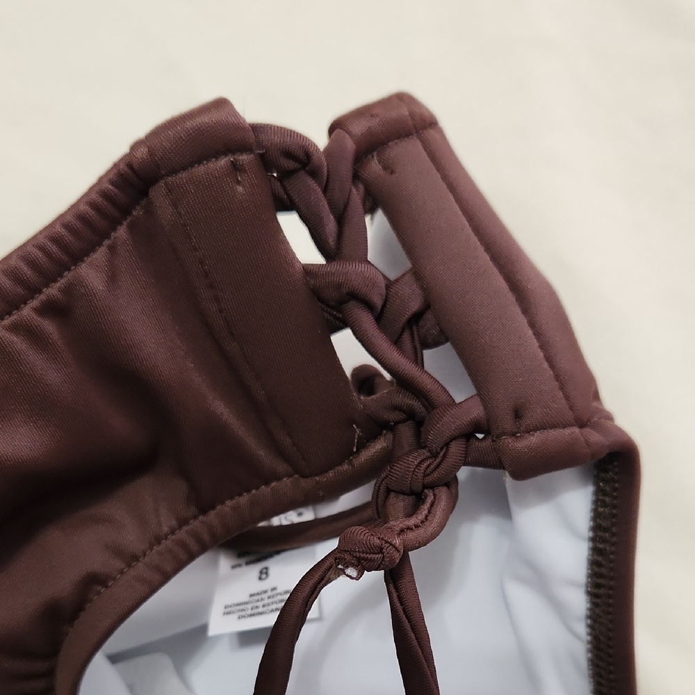 VENUS Brown Bikini with Adjustable Side Ties - Picture 4 of 7